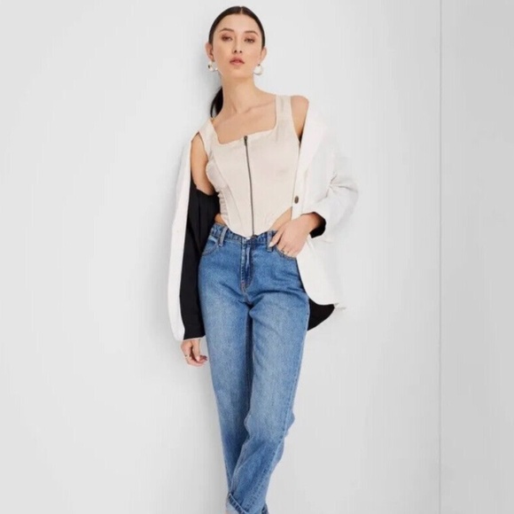 Kahlana Barfield Brown Tops - Satin corset top